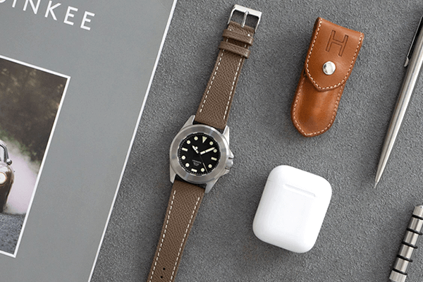 Sestriere Hand Stitched Italian Leather Watch Strap by WatchGecko
