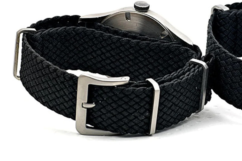 Braided nylon watch strap by Timefactors