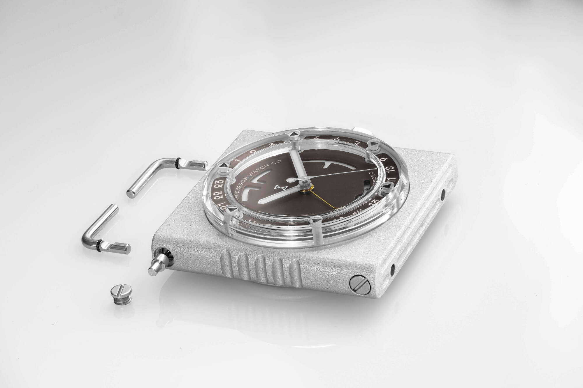 E.C. Andersson Timepod lugs removed from the case