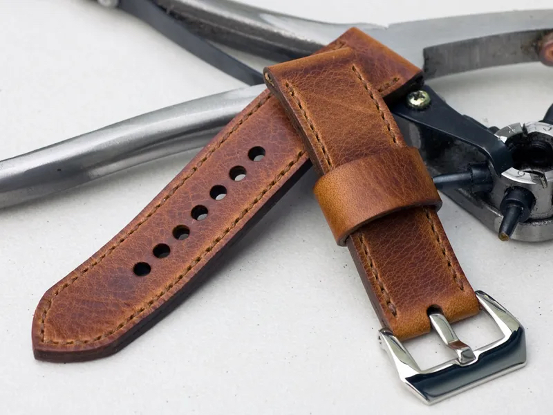 Leather strap by Toshi Straps
