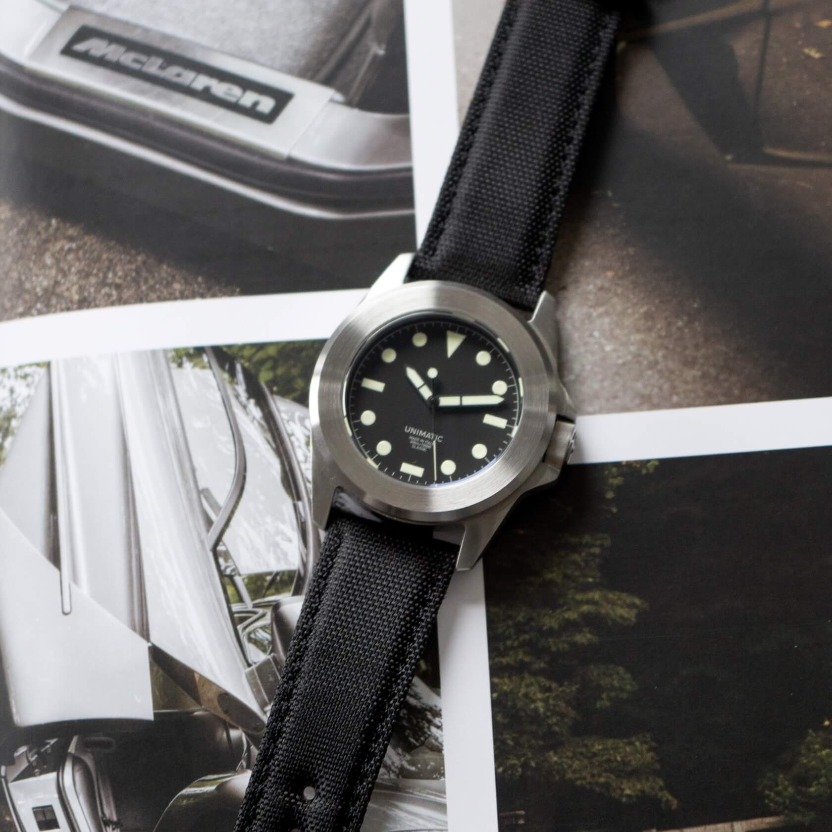 black unimatic cordura strap