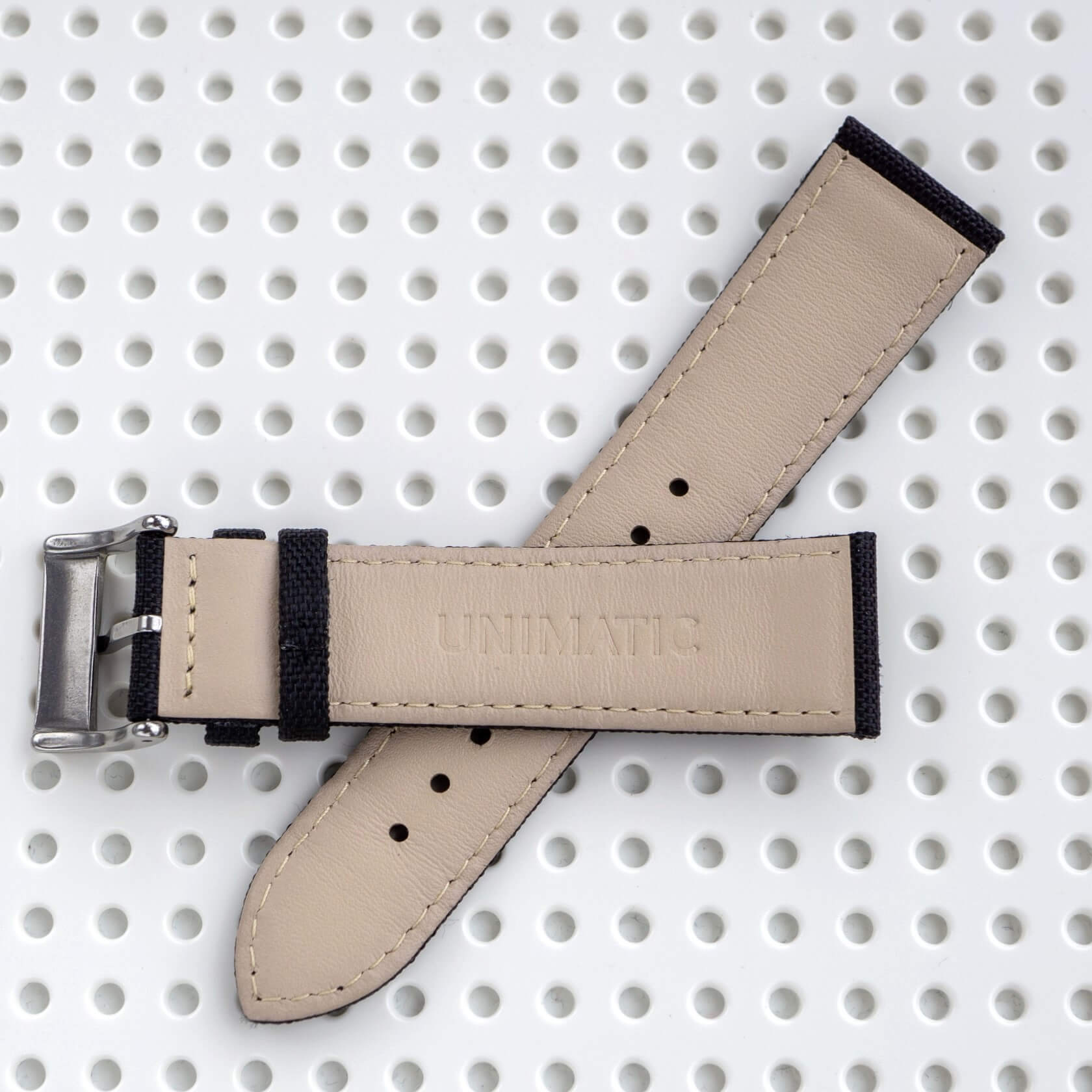 There is a leather lining on the underside