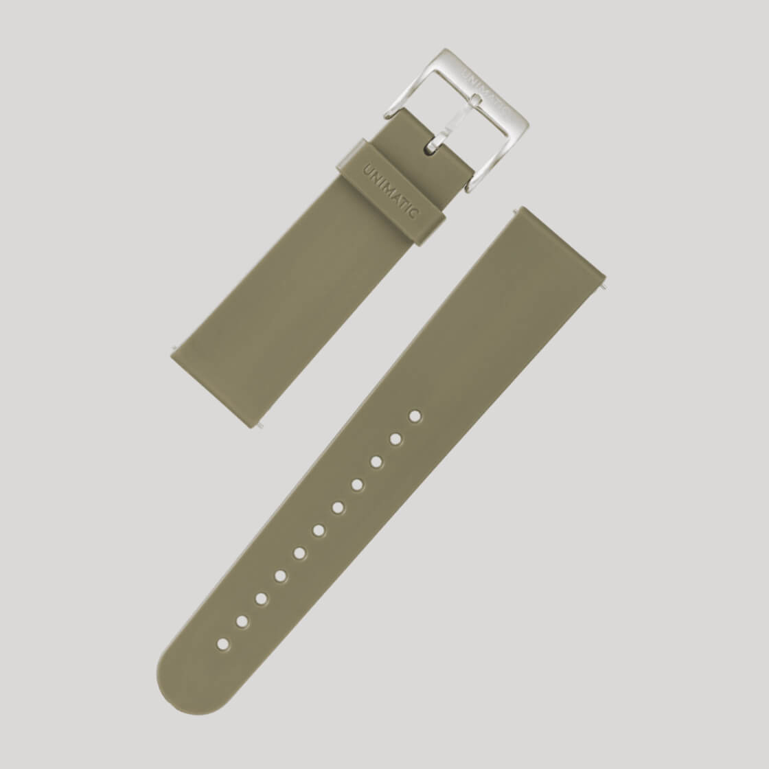 unimatic tpu tapered quick release rubber strap