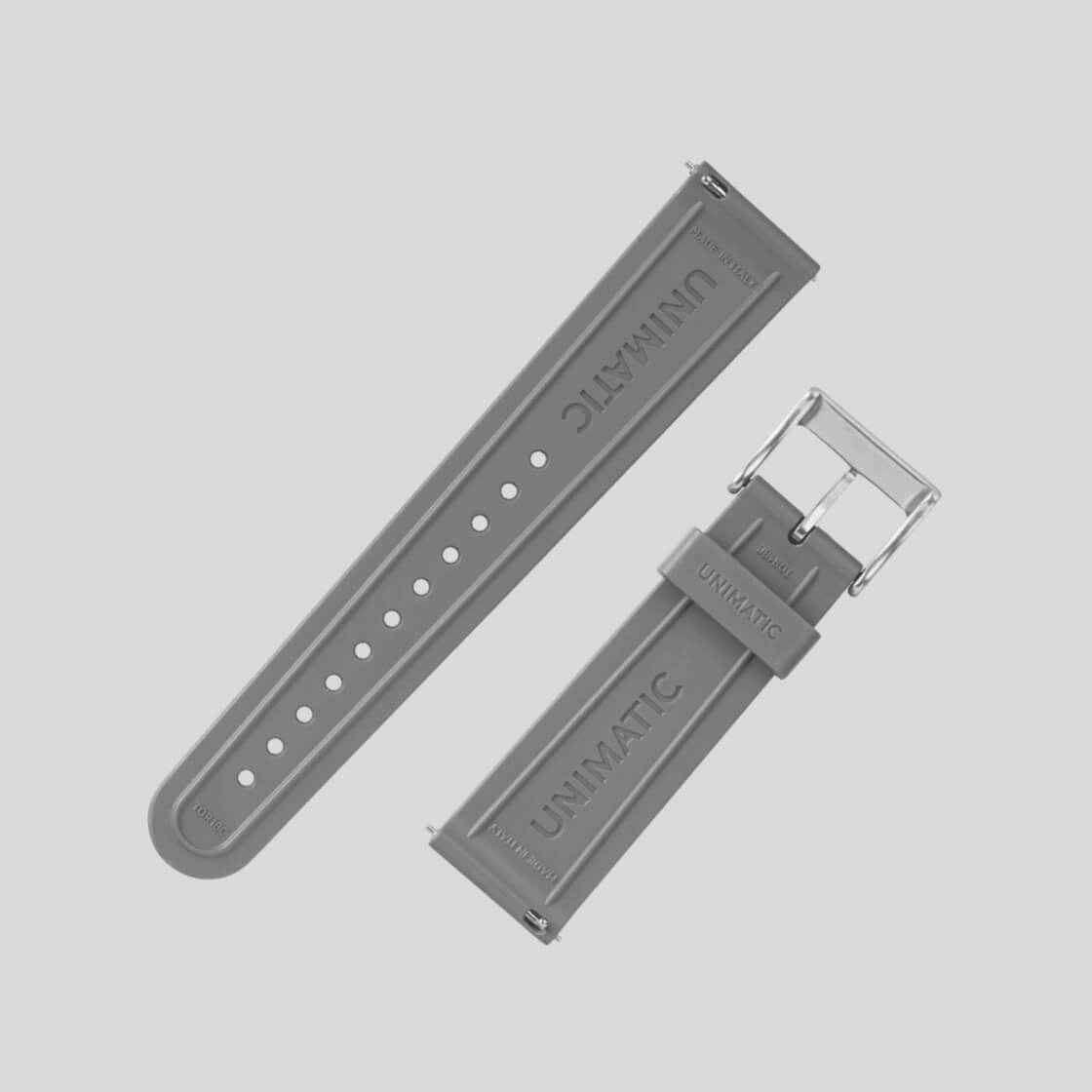 unimatic tpu tapered quick release rubber strap
