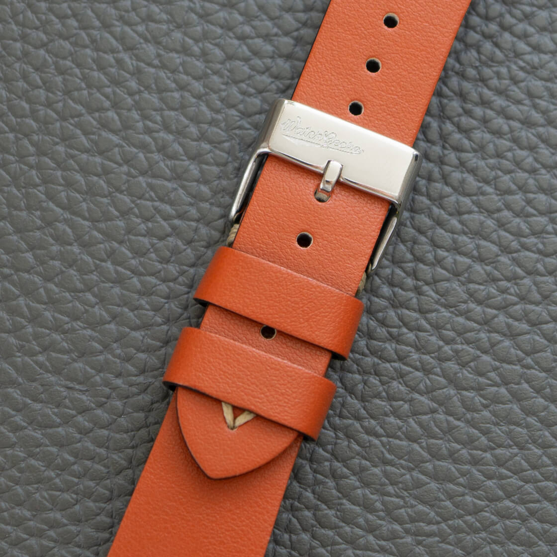 V-Stitch Vegan Leather Strap