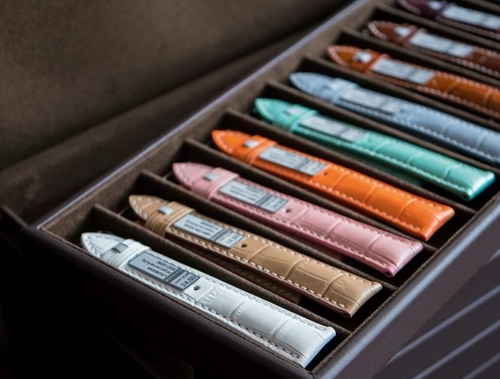 Watch straps collection showcasing various materials and styles