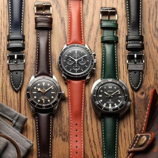 WatchGecko leather watch straps