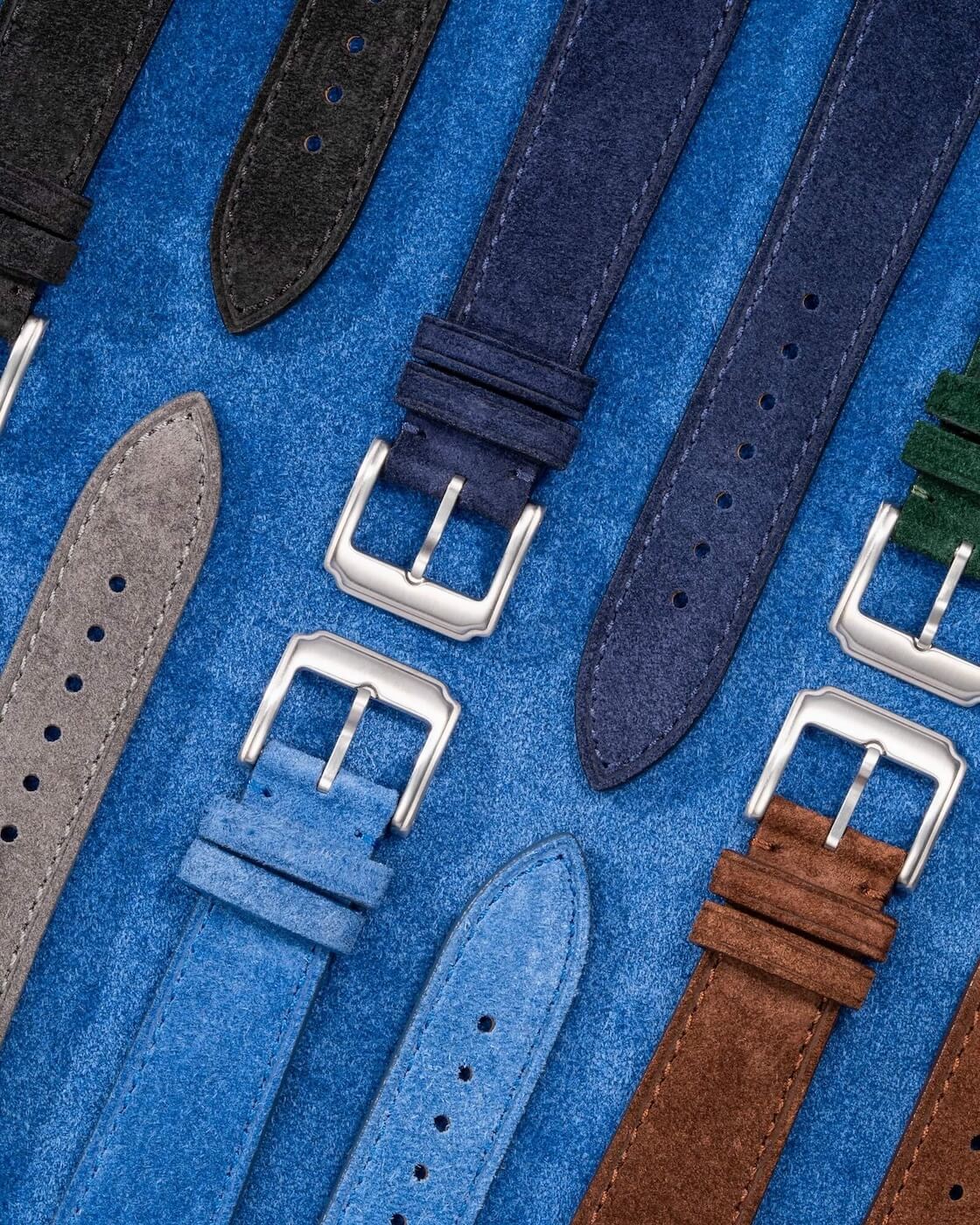 suede leather straps by Wristbuddys