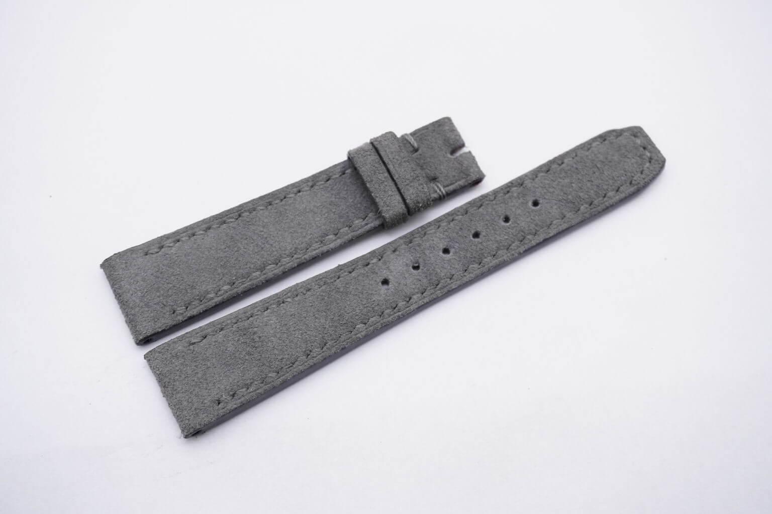 Grey leather watch strap by Zic Zac Leather