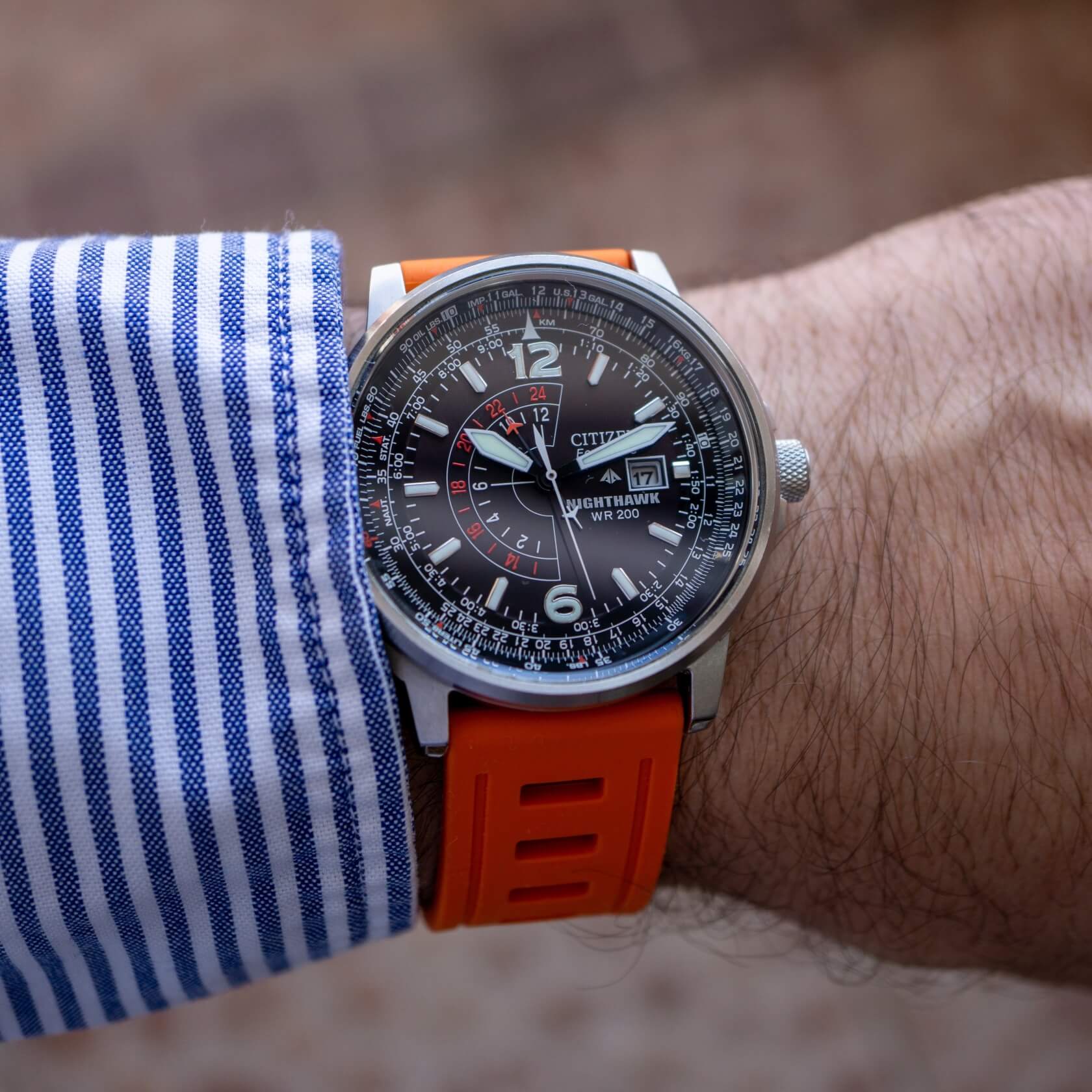 Divers orange Silicone Strap by ZULUDIVER
